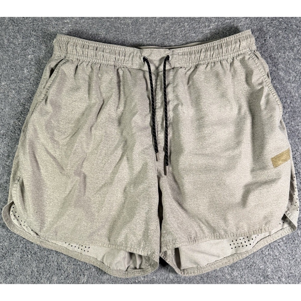Legends Luka Shorts 5" Linerless Mens XL Gray Gym Training Running Performance